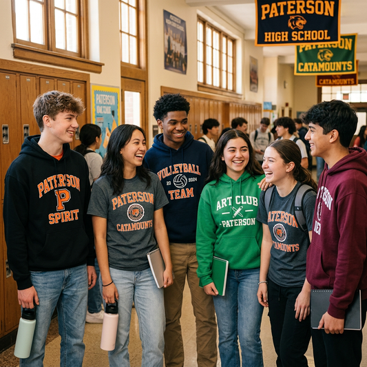 Paterson School Spirit: Custom DTF for Teams & Clubs