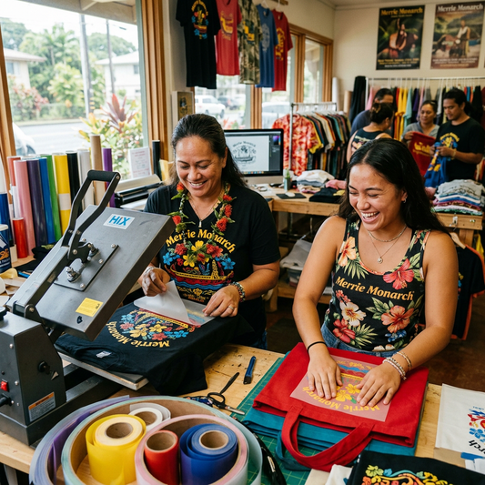 Merrie Monarch Festival Apparel: Custom DTF Printing in Hilo