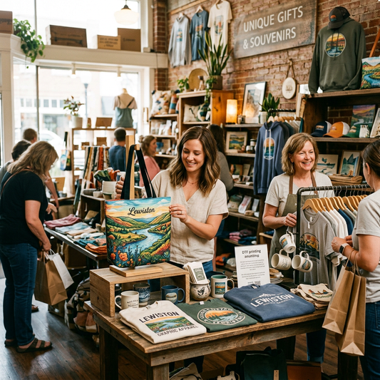 Celebrate Lewiston: Unique Gifts & Souvenirs with DTF Prints