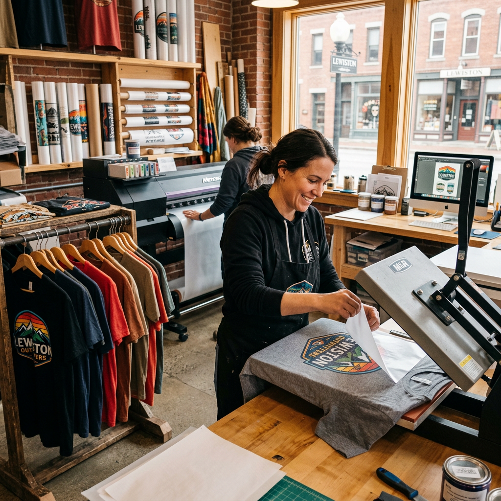 Custom DTF Printing in Lewiston: Your Local Apparel Guide
