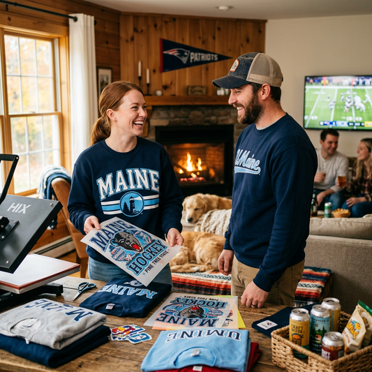Game Day Ready: Custom Maine Sports DTF Transfers