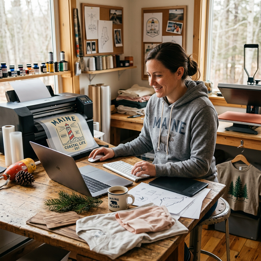 Designing Iconic Maine T-Shirts: Tips for DTF Printing