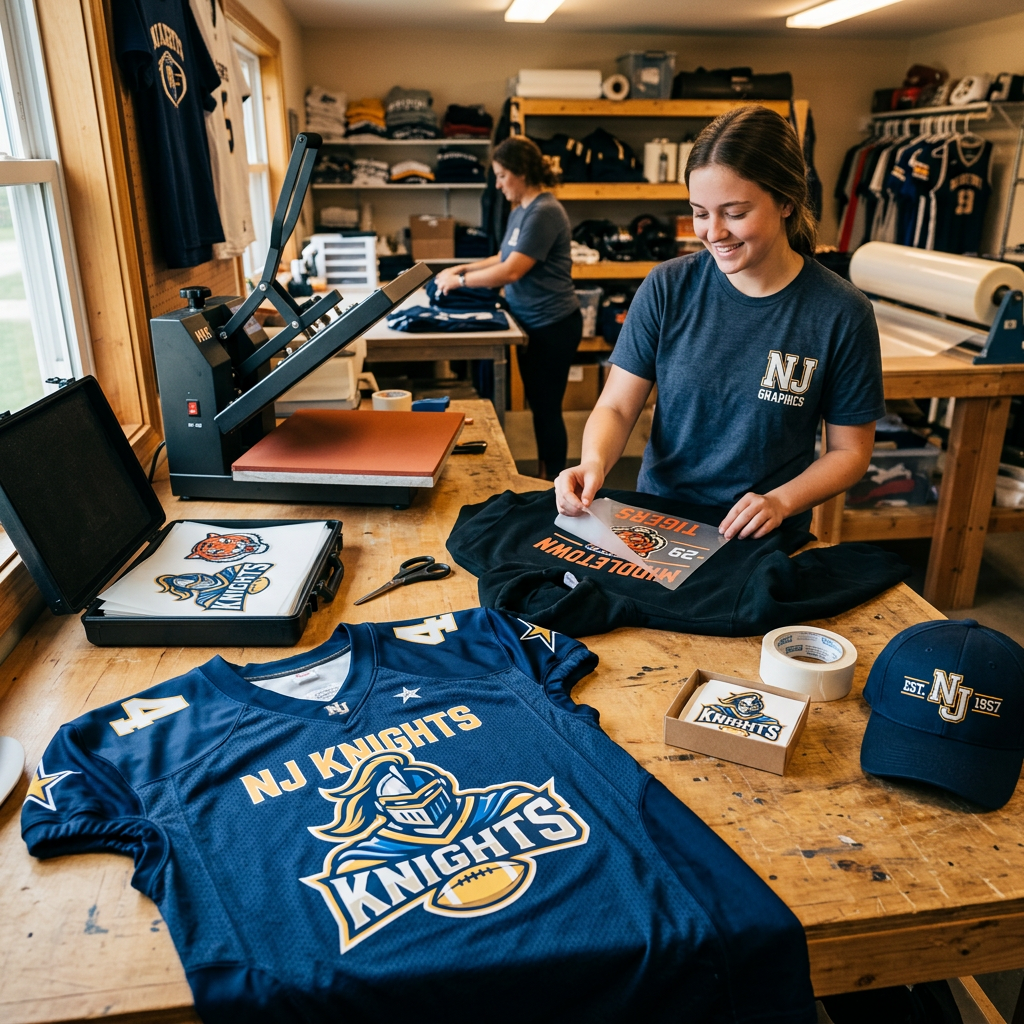 Custom DTF Transfers for NJ Sports Teams: Game Day Ready