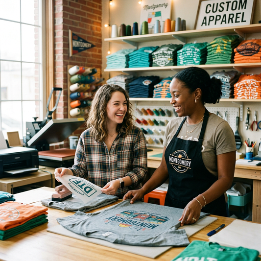 Custom T-Shirts in Montgomery: Your Local DTF Guide