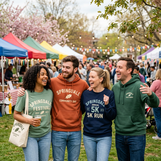 Celebrate Springdale: Custom Apparel for Local Events