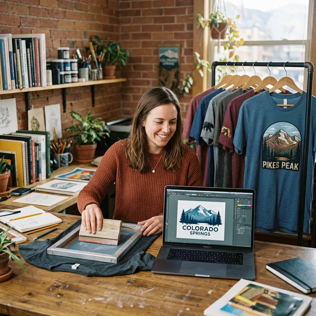 From Pikes Peak to Your Tee: Local CO Springs Designs