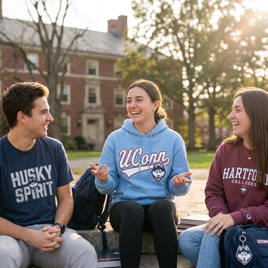 UConn Custom DTF: Spirit Wear for Hartford Colleges