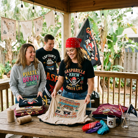 Gear Up for Gasparilla: Custom DTF Shirts & Apparel Ideas