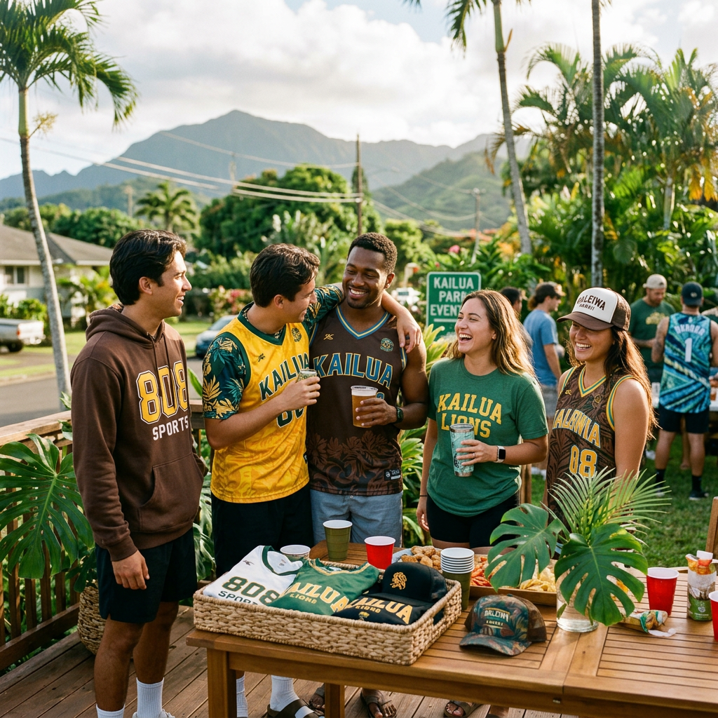 Hawaii Sports Apparel: Custom Game Day Gear in Kailua