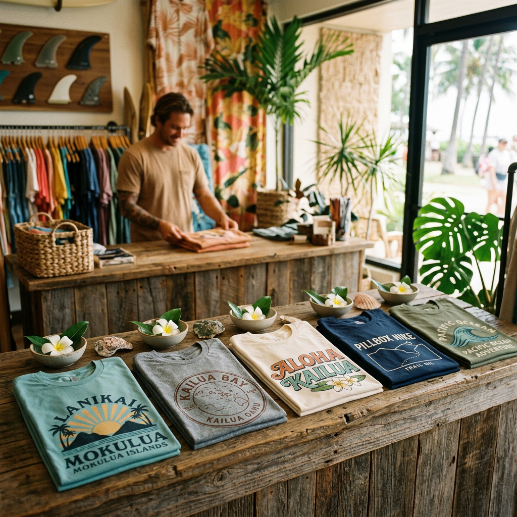 Top 5 Kailua-Inspired T-Shirt Designs for Tourists & Locals