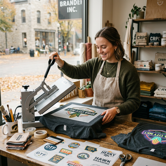 Custom DTF Transfers Iowa City: Boost Your Local Brand