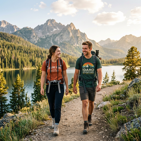 Explore Idaho: Custom DTF Designs for Outdoor Enthusiasts