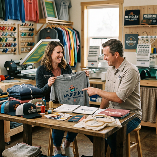 Grow Your Meridian Business with Custom Branded Apparel