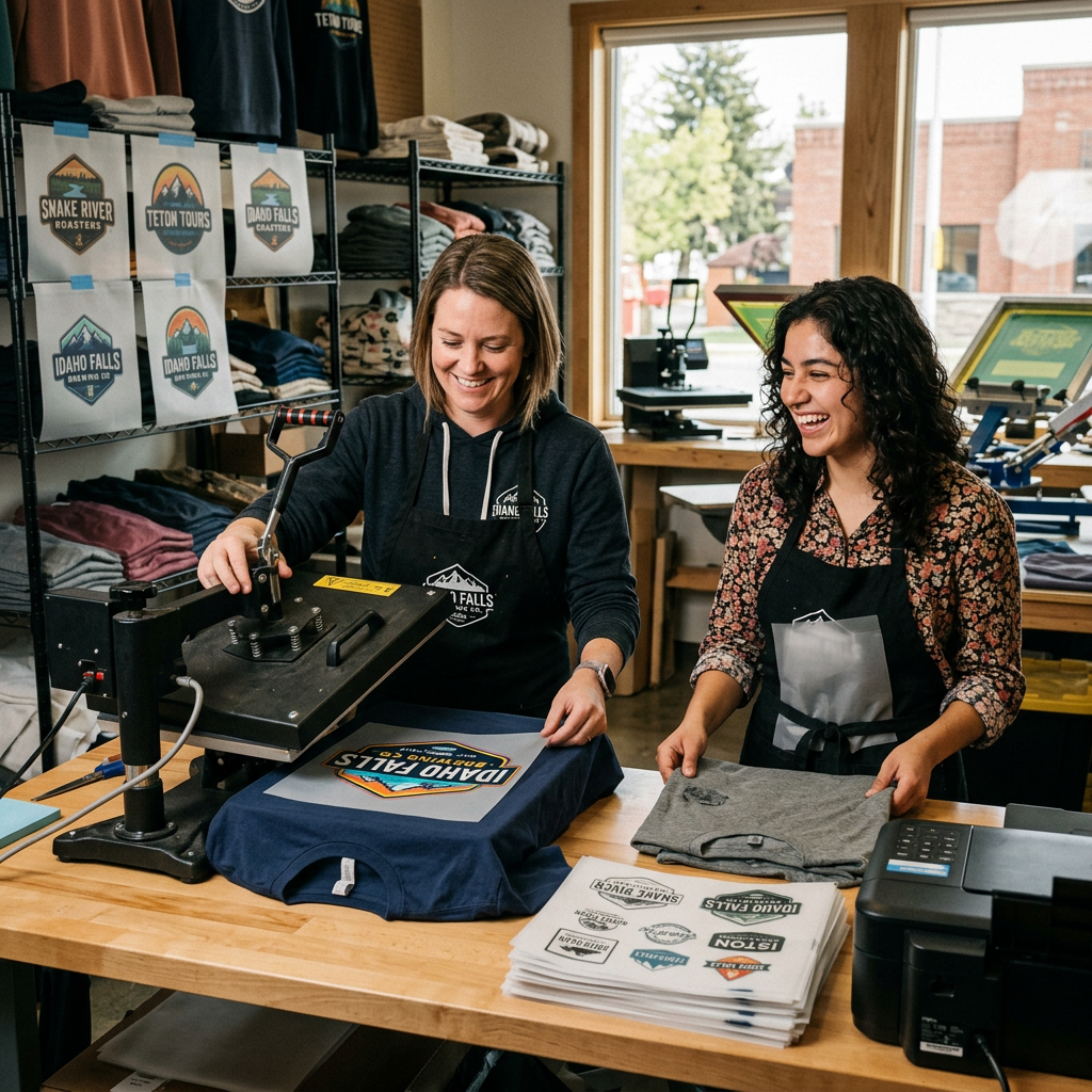 DTF Transfers for Idaho Falls Businesses & Brands