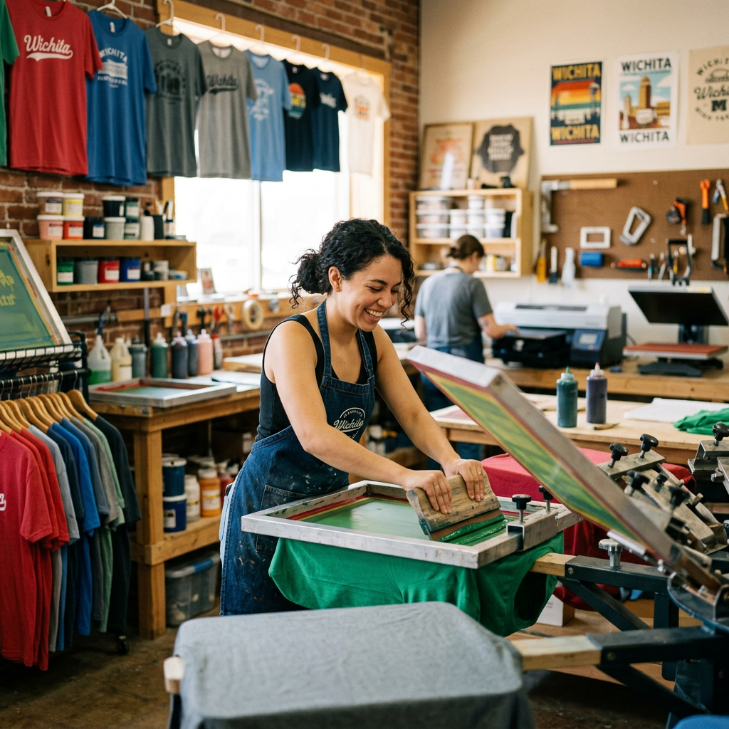 Wichita's Guide to Custom T-Shirt Printing Options