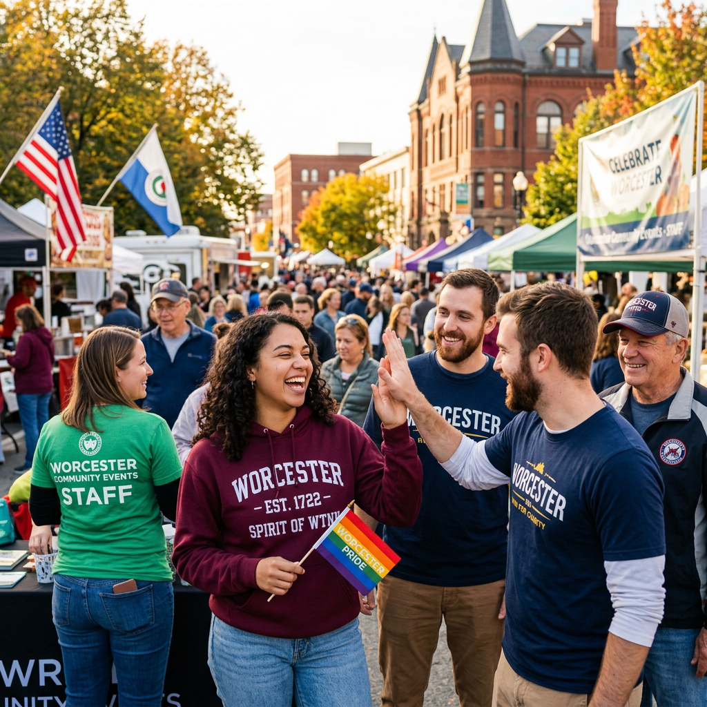 Celebrate Worcester: Custom Apparel for Local Events & Teams