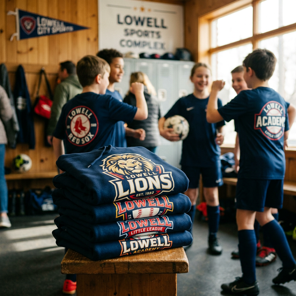 Custom DTF Transfers: Perfect for Lowell's Sports Teams!