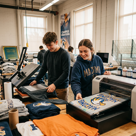 Macomb Community College DTF: Custom Warren MI Spirit Wear