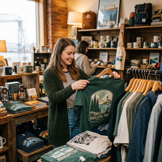 Duluth Souvenir Ideas: Custom DTF Apparel for Tourists