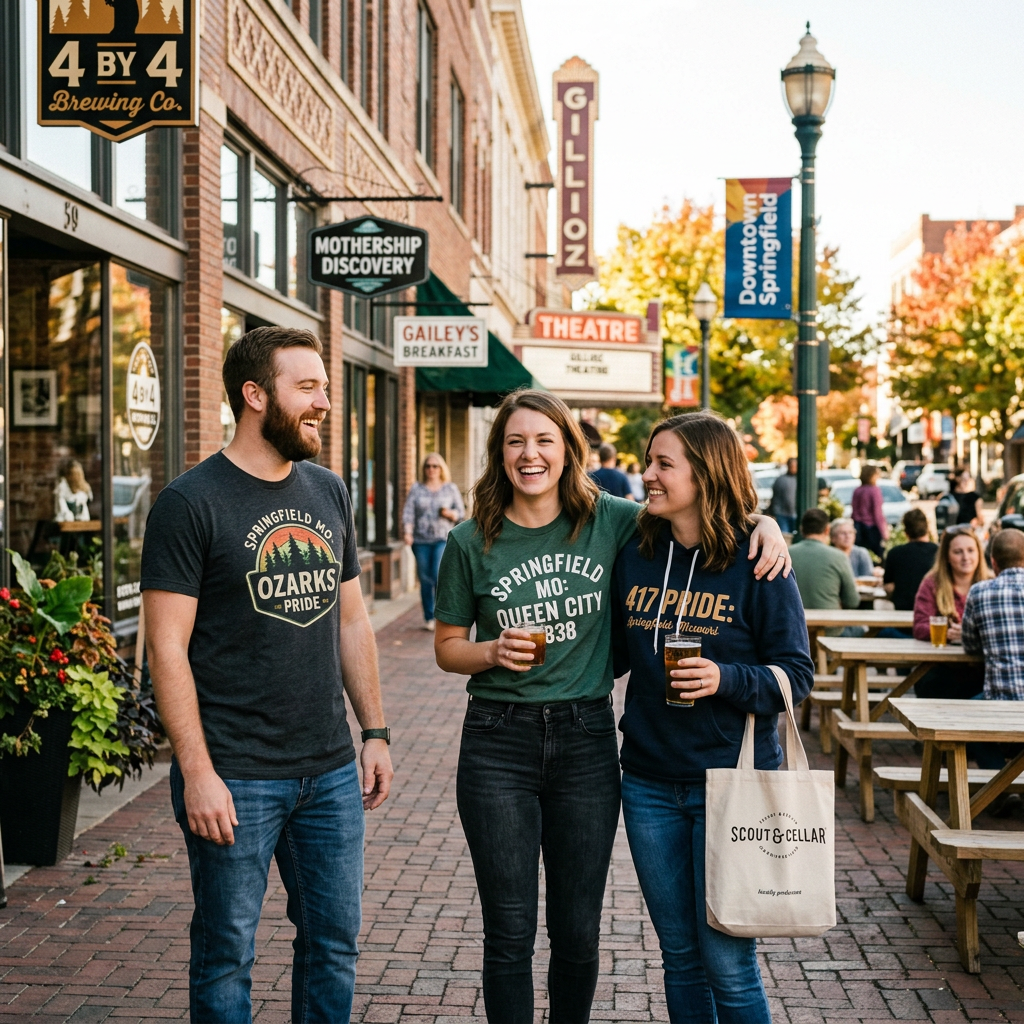 Springfield MO Custom Apparel: Show Your Queen City Pride