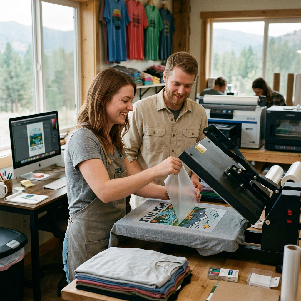 Custom T-Shirts in Great Falls: Your Guide to DTF Printing