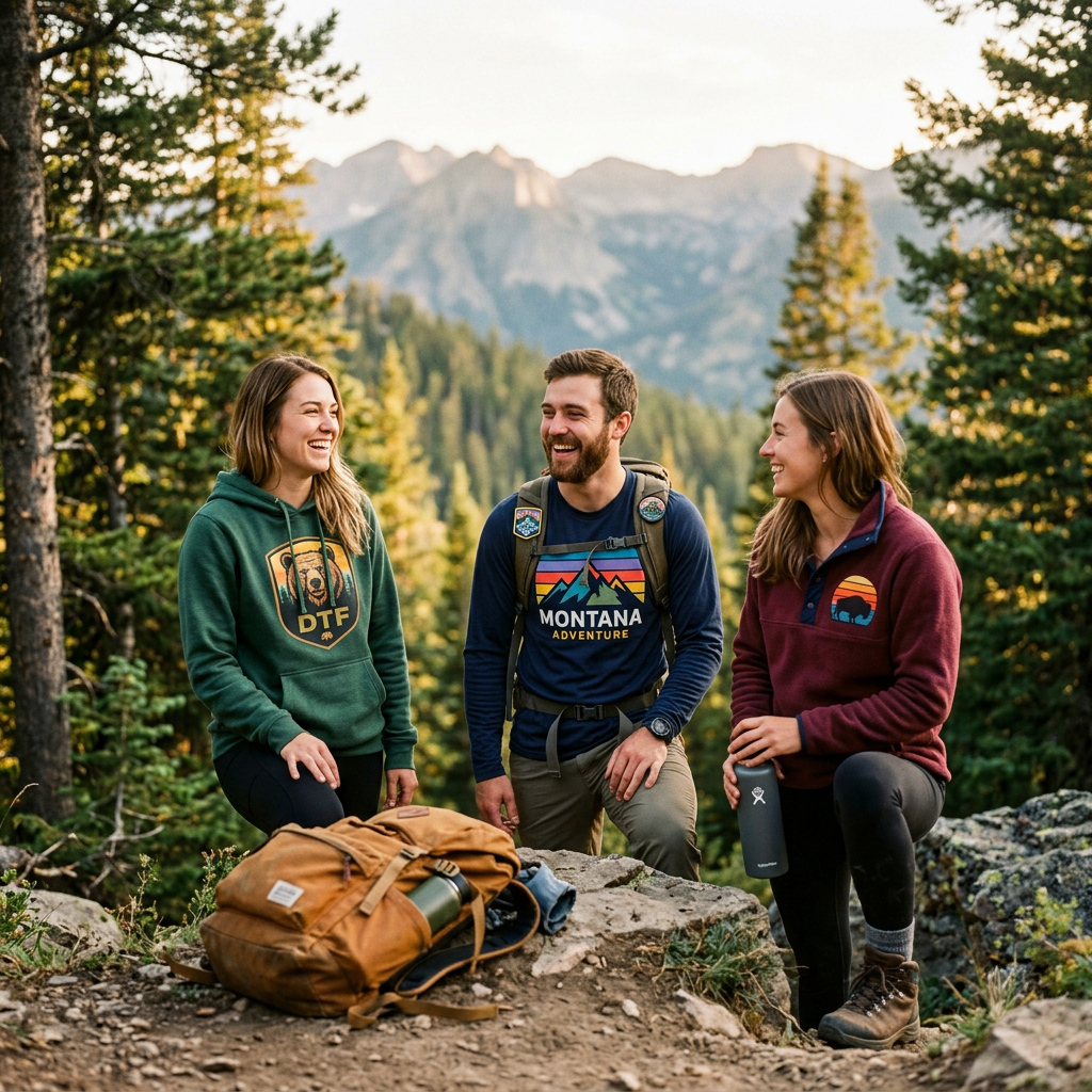 Bozeman's Best Custom DTF: Outdoor & Adventure Gear