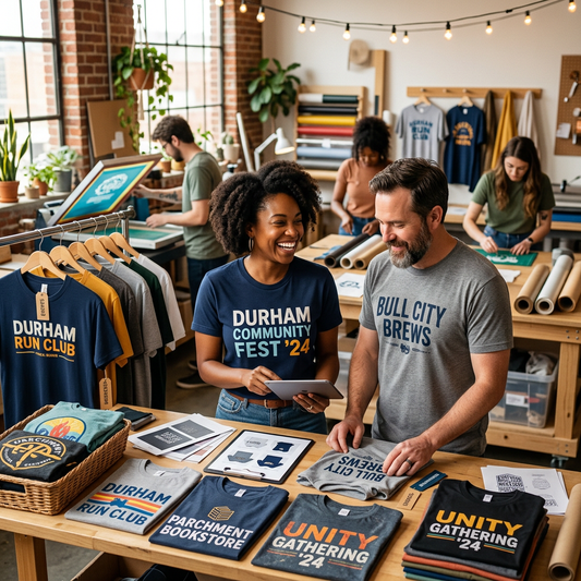 Durham's Best Custom T-Shirts: Events, Businesses & More