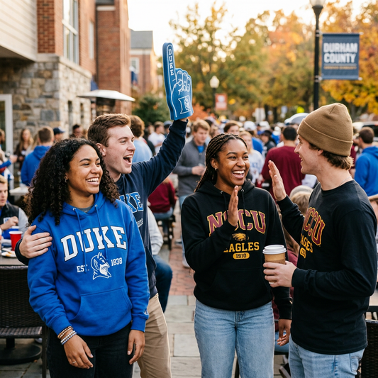 Game Day Ready: Duke & NCCU DTF Apparel in Durham