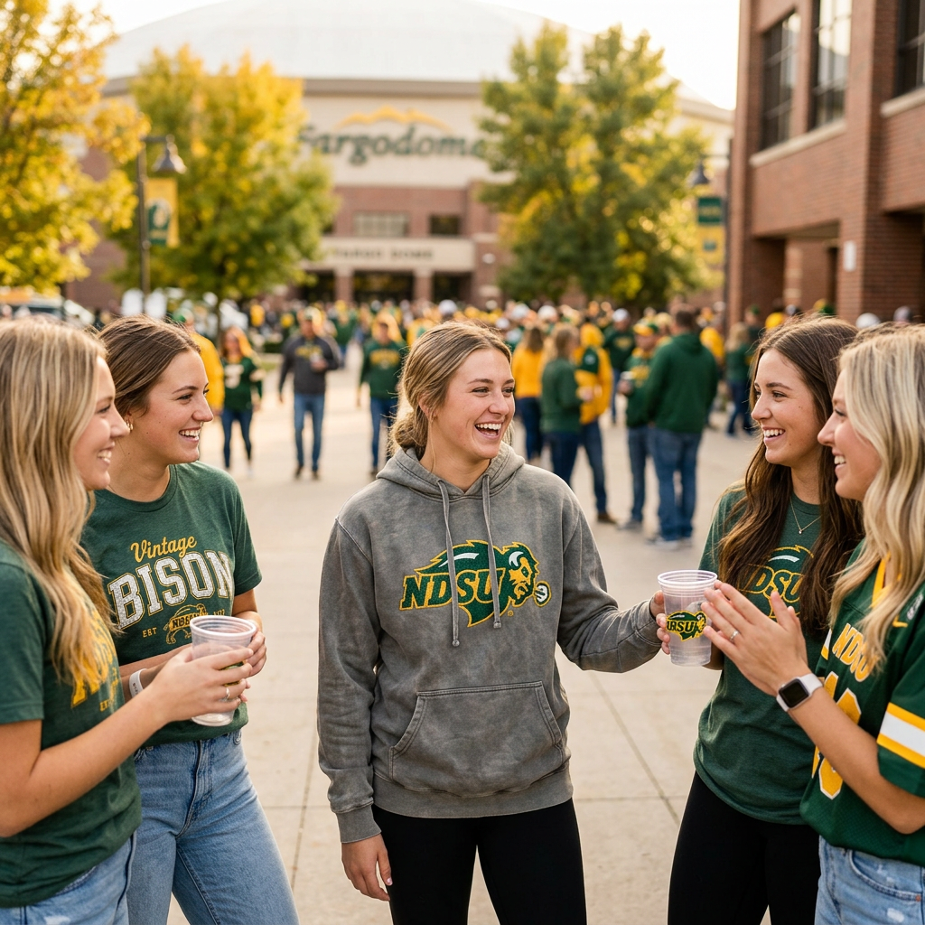 NDSU Game Day Apparel Fargo: Custom DTF Bison Gear