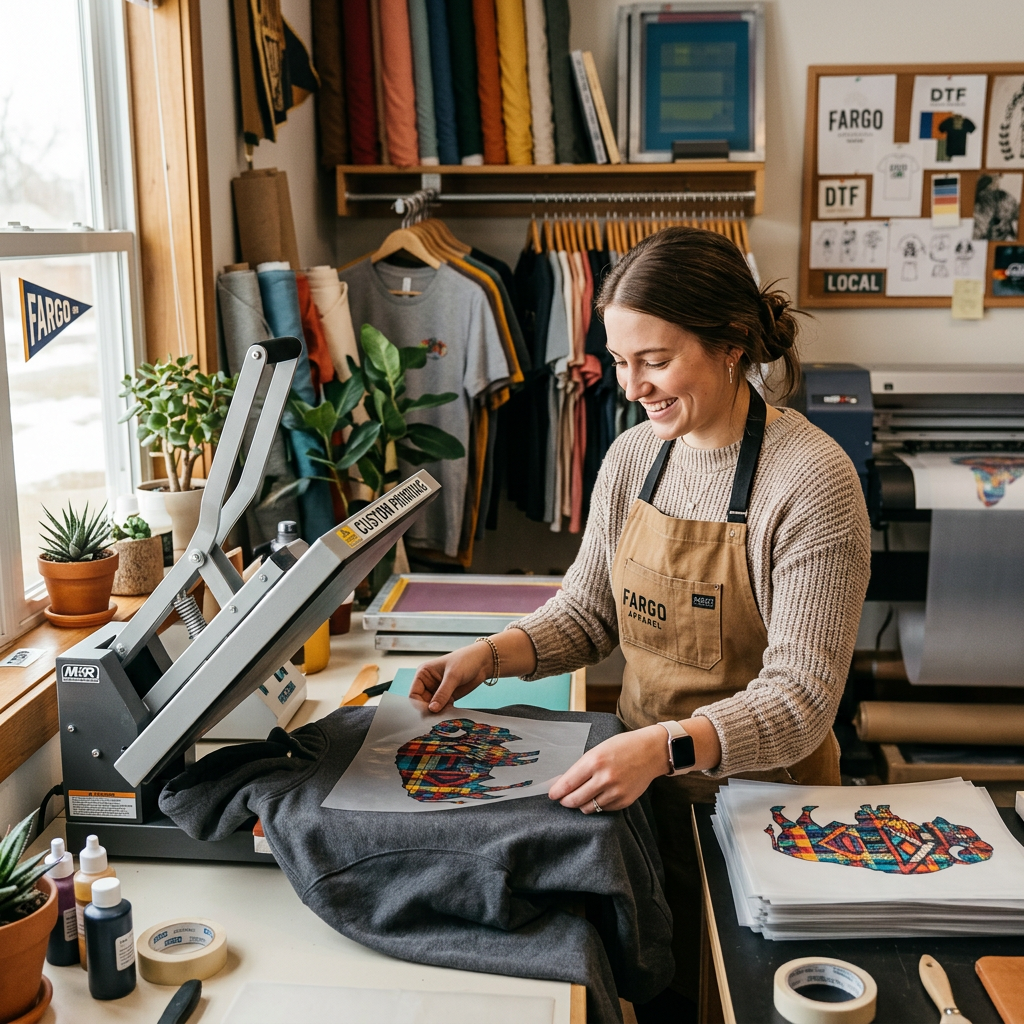Custom DTF Printing in Fargo: Your Local Apparel Partner