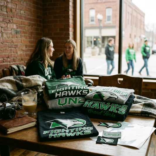 UND Fighting Hawks DTF: Custom Grand Forks Fan Gear Guide