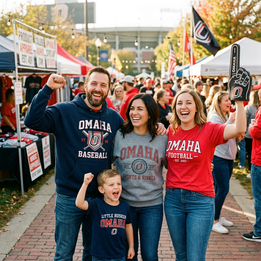 Custom Omaha Sports Apparel: Game Day Ready DTF Gear
