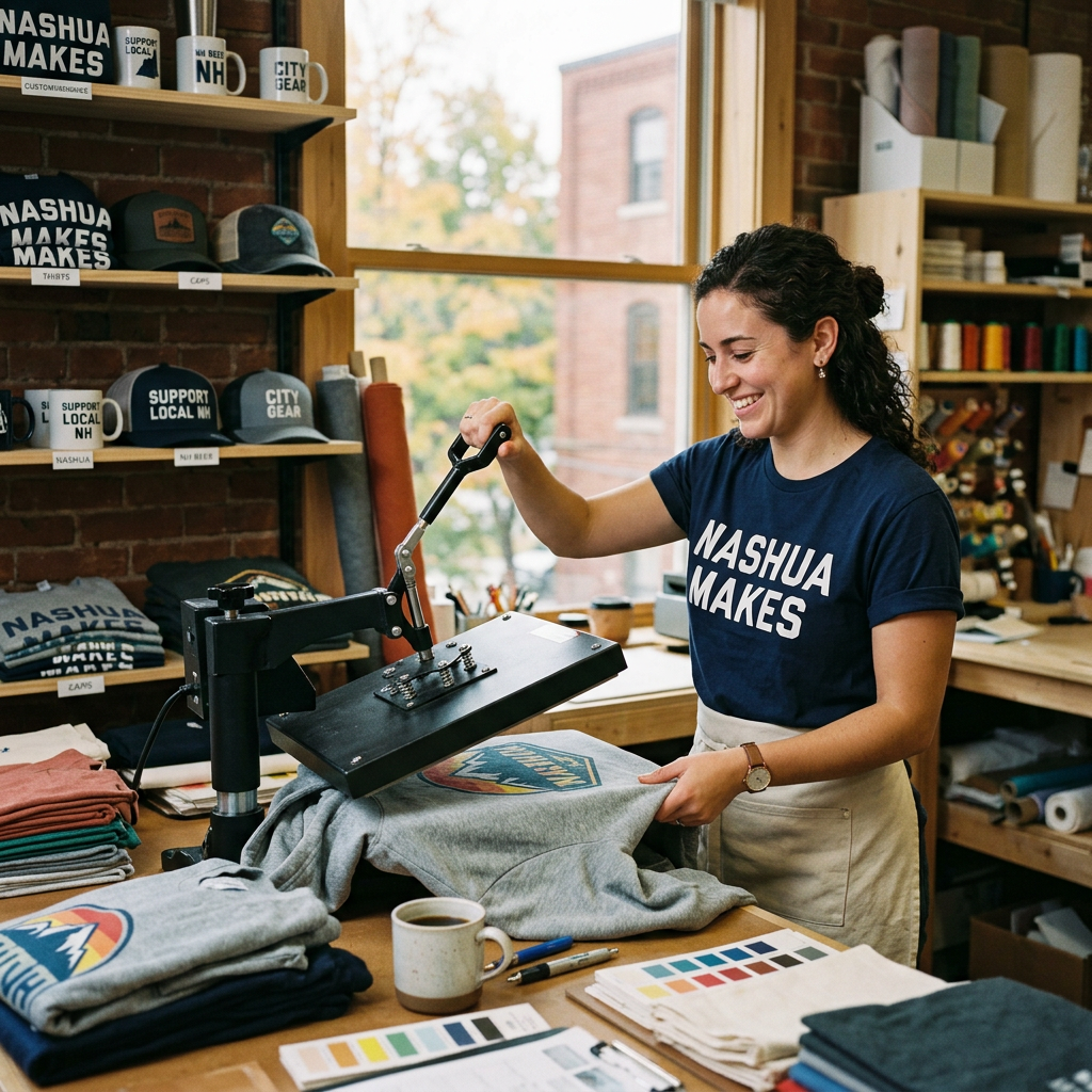 Print-on-Demand Nashua: Custom Merch for NH Businesses