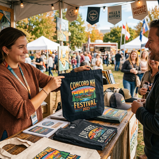 Concord NH Event Merch: Custom DTF for Festivals & More