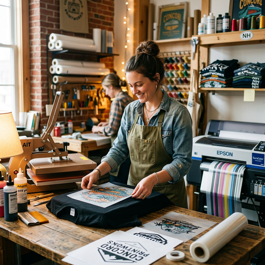Custom T-Shirts in Concord NH: Your Guide to DTF Printing