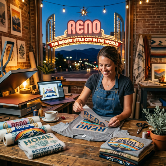 Beyond the Arch: Creative Reno Souvenir DTF Designs