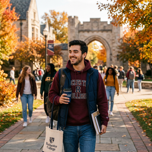 Custom Rochester College Apparel: Gear Up for University Life