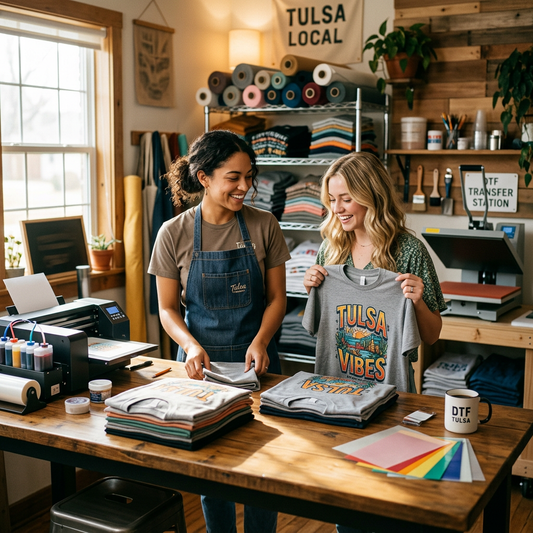 Custom T-Shirts in Tulsa: Your Go-To Guide for DTF Printing