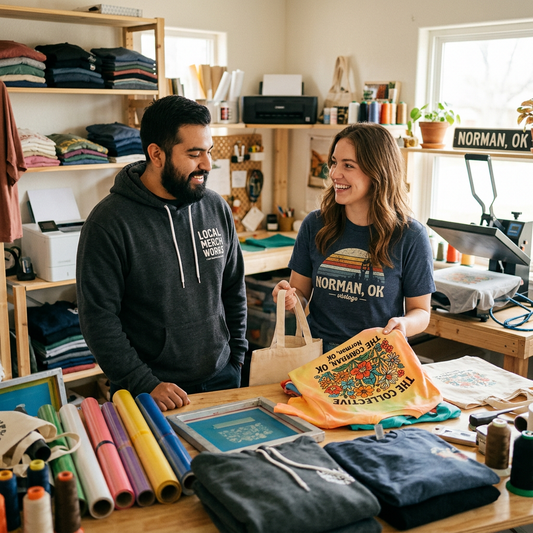 Boost Your Norman Business Brand with Custom DTF Apparel