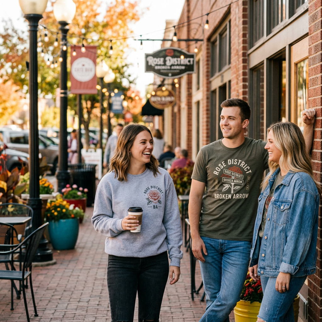 Rose District Style: Custom Apparel for Broken Arrow