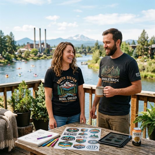 Bend, OR T-Shirt Design Ideas: DTF Printing Inspiration
