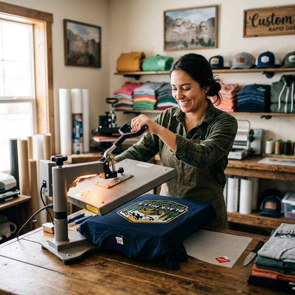 Black Hills Souvenir DTF: Custom Apparel for Rapid City