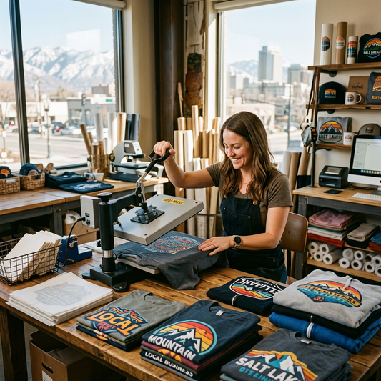 Custom DTF Transfers for Salt Lake City Businesses