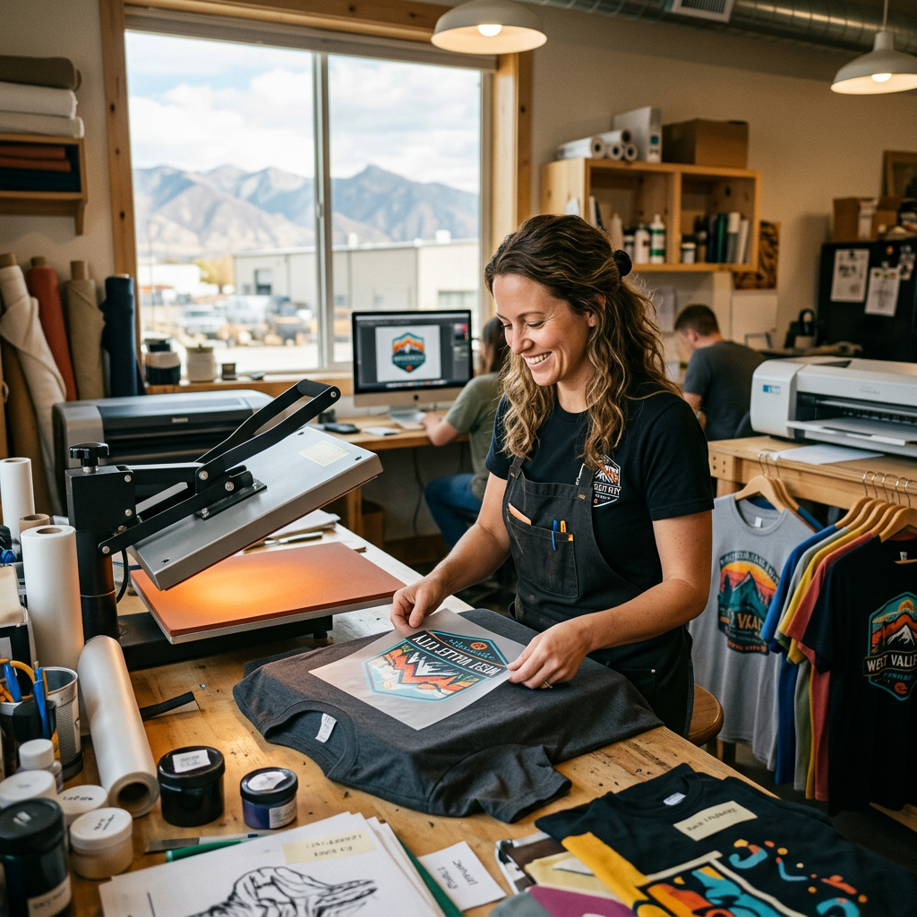 Custom DTF T-Shirts for Your West Valley City Business