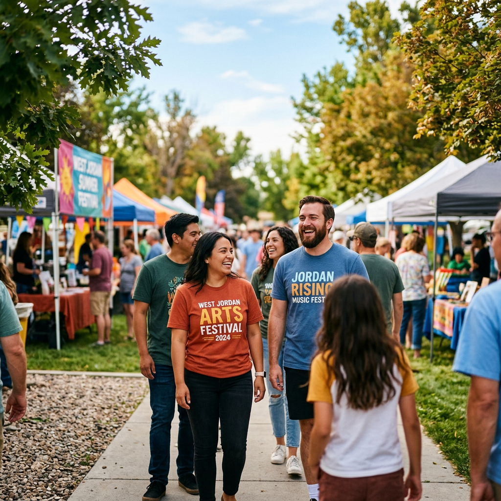 West Jordan Event T-Shirts: Custom Ideas for Local Festivals