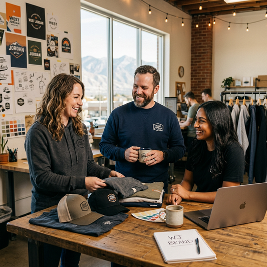 Boost Your West Jordan Brand with Custom Apparel