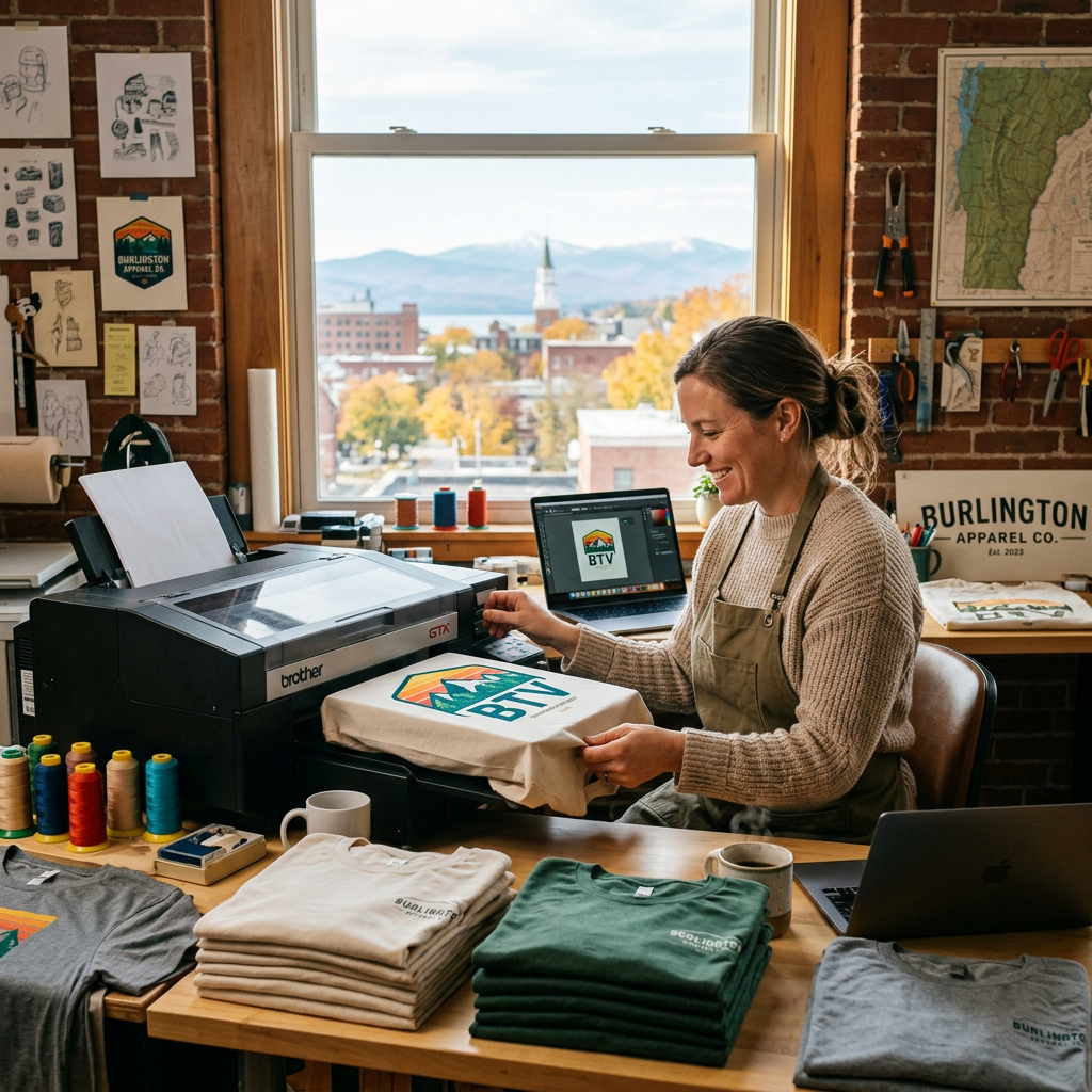 Print-on-Demand Burlington: Start Your VT Apparel Brand