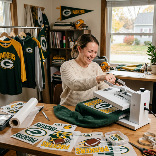 Score Big: Custom Packers DTF Transfers in Green Bay!
