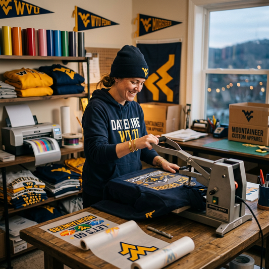 WVU Custom Apparel: DTF Printing in Morgantown, WV