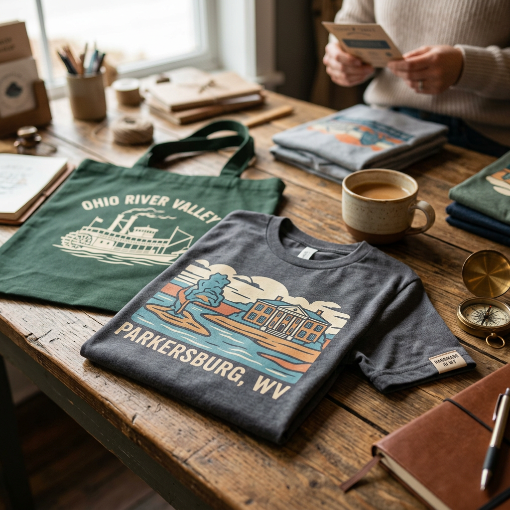 Unique West Virginia Gifts: Parkersburg-Themed DTF Apparel